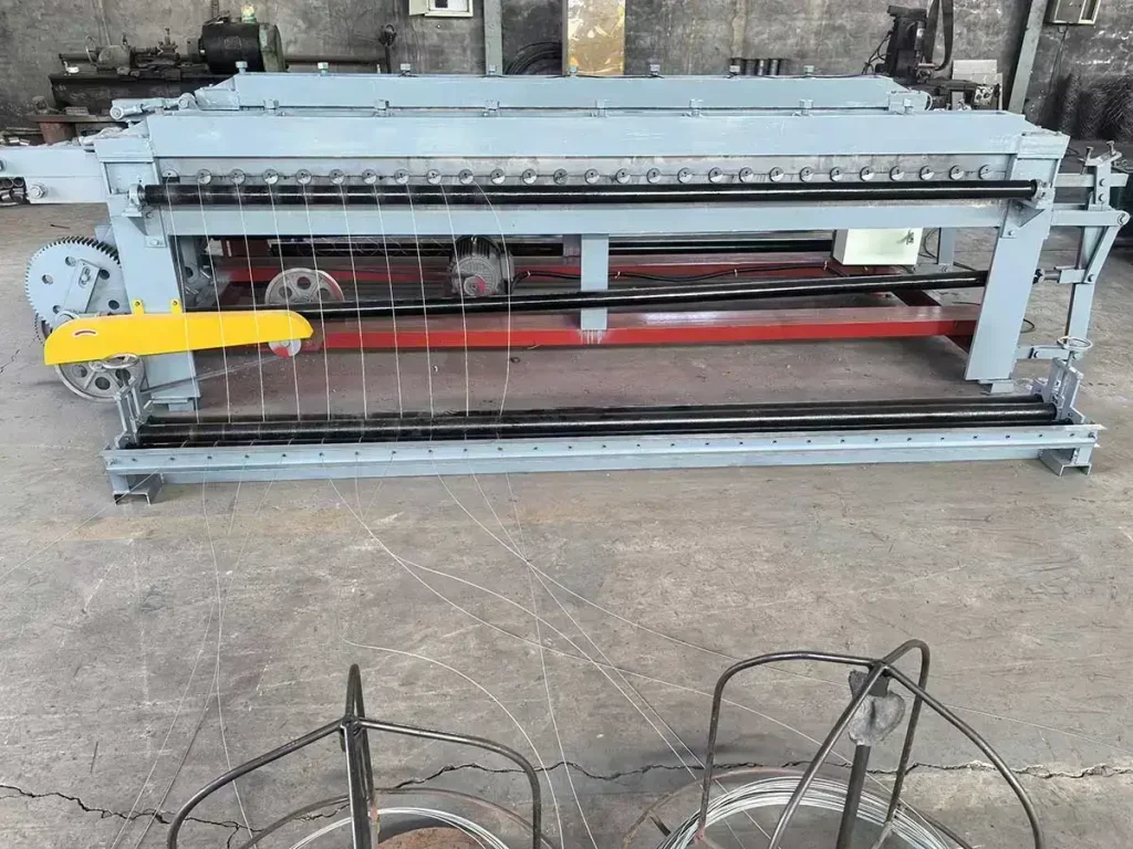 Horizontal Gabion Box Machine Wire Feeding