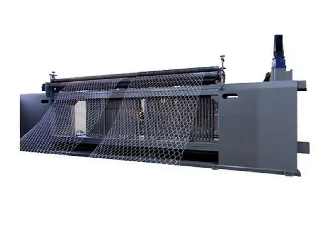 CNC heavy-duty gabion box machine supporting custom mesh widths for large infrastructure and retaining wall projects