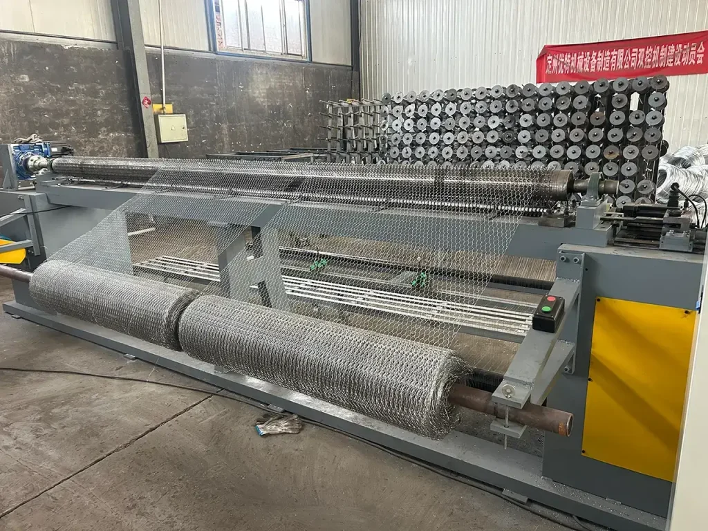 Hexagonal Wire Mesh Machine for Producing Chicken Wire and Twisted Hex Mesh
